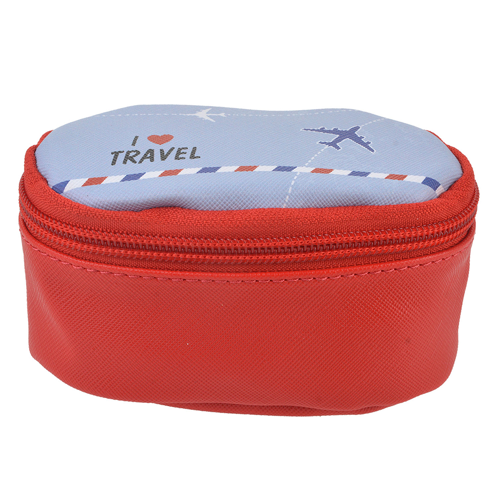 Toilettas 12x8x6 cm rood