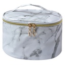 Toiletry Bag Women White, Grey 21x12x15 cm