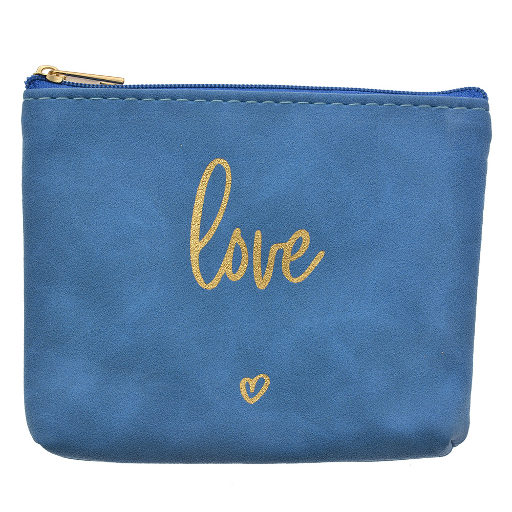 [JZTB0080BL] Trousse de toilette pour femmes Bleu 13x1x10 cm