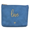 Busta toilette per donne Blu 13x1x10 cm
