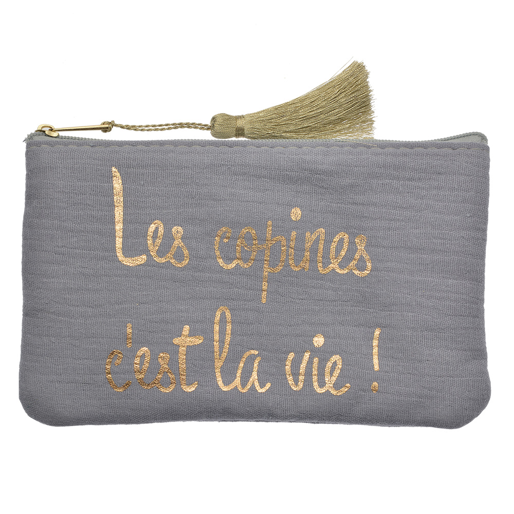 [JZTB0081BL] Busta toilette per donne Blu 17x1x11 cm