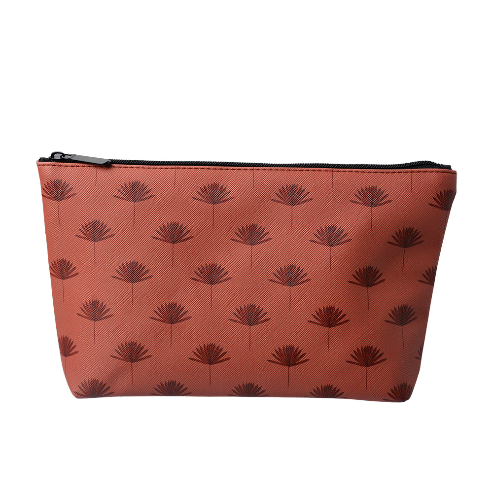 [JZTT0001-01] Kulturtasche Damen Braun 26x6x16 cm