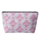 Busta toilette per donne Bianco, Rosa 26x6x16 cm