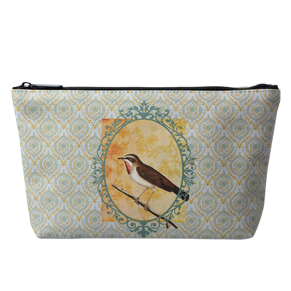 [JZTT0006-01] Trousse de toilette pour femmes Vert, Jaune 26x6x16 cm