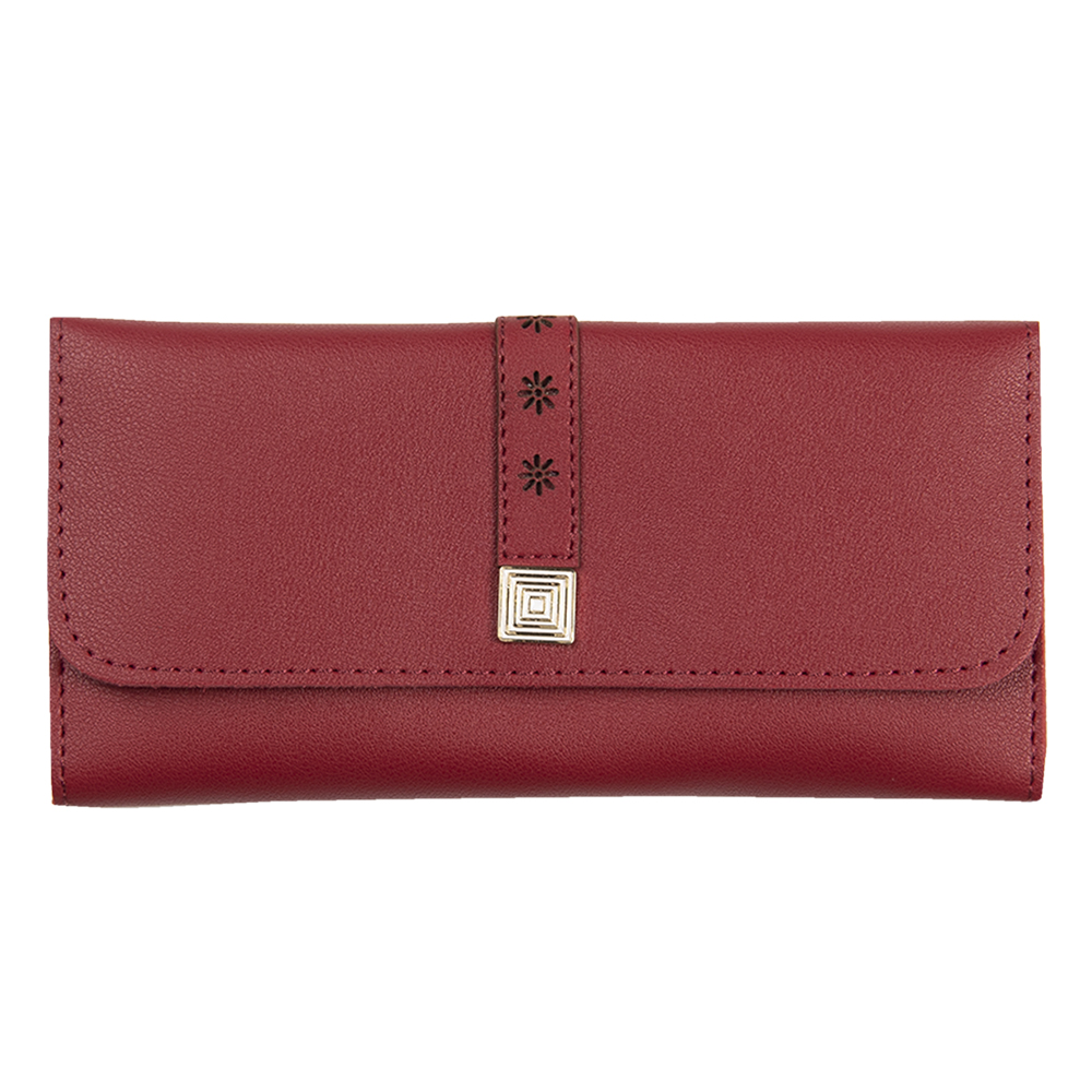 Portemonnee 19x9 cm rood