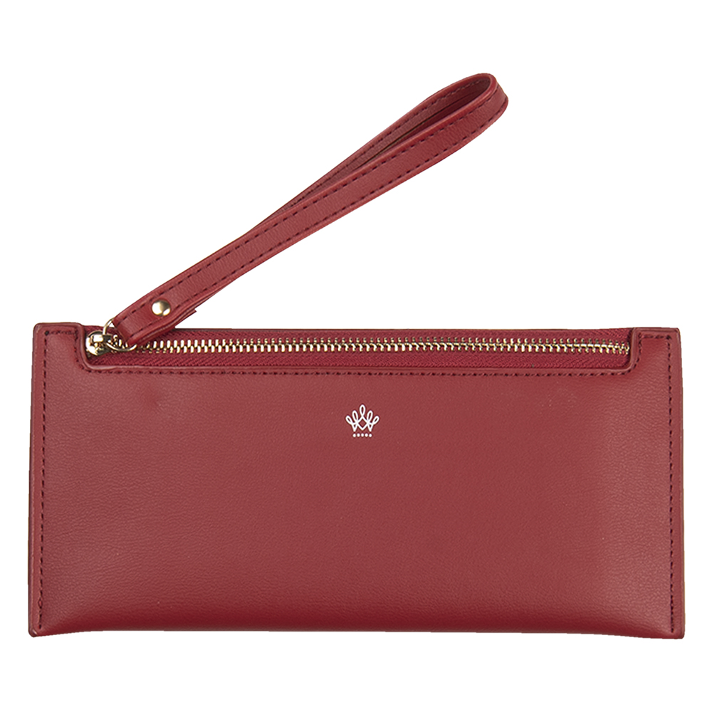 [JZWA0118R] Portemonnee 21x10 cm rood