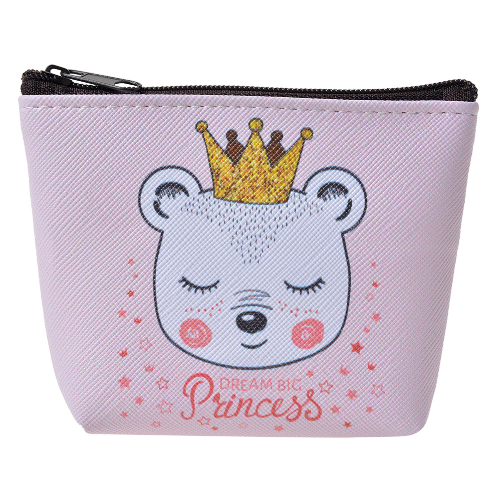 Portemonnee 10x8 cm roze
