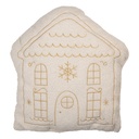 Coussin Blanc Beige 45x40x10 cm