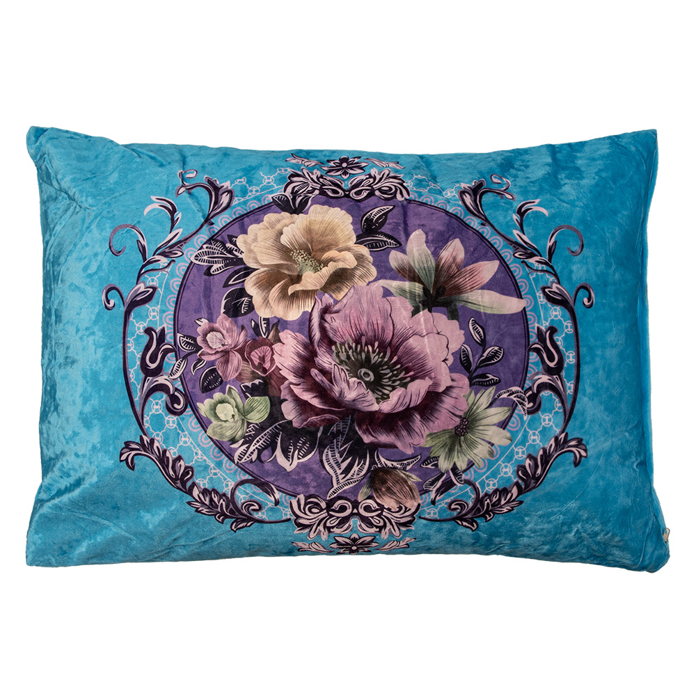 [KG039.002] Throw Pillow Blue Pink 70x50x6 cm