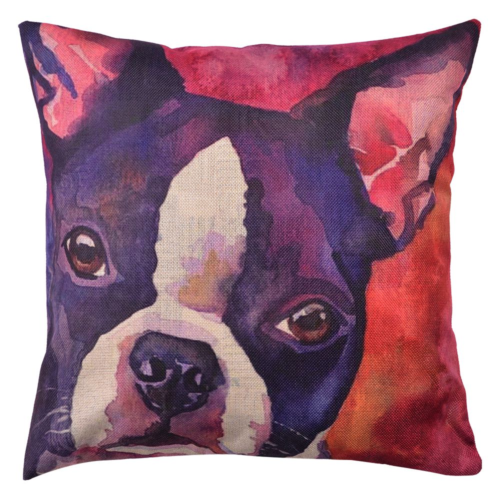 [KT021.237] Kussenhoes hond 43x43 cm