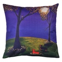 Housse de coussin Bleu, Vert 45x45 cm
