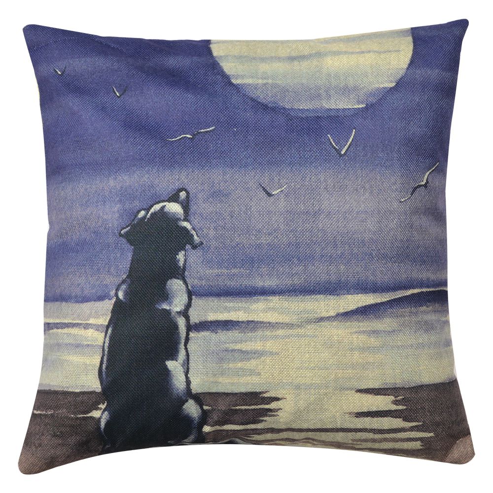 [KT021.241] Kussenhoes hond 43x43 cm