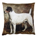 Housse de coussin Marron Blanc 45x45 cm