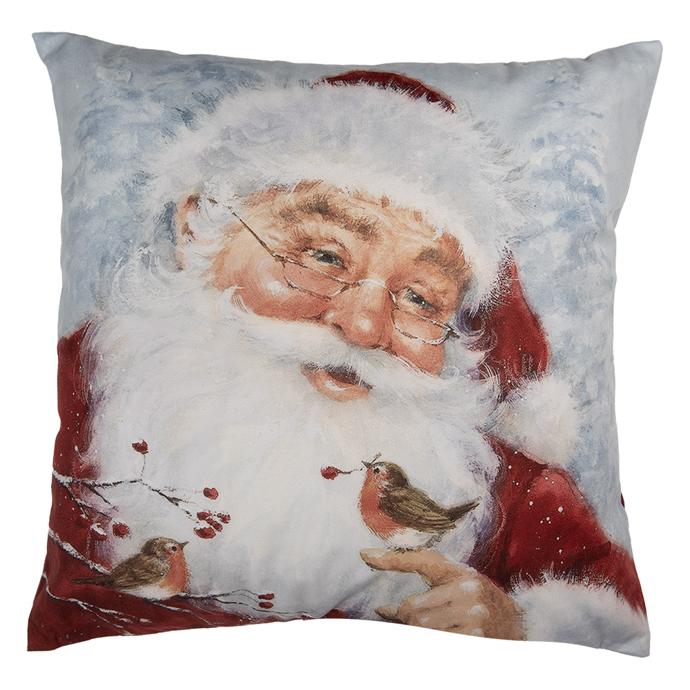 [KT021.406] Housse de coussin Gris Rouge 45x45 cm