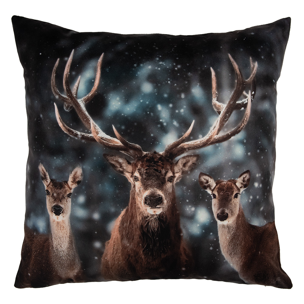 [KT021.411] Cushion Cover Grey Brown 45x45 cm