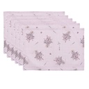 Tovagliette Americana (set di 6) Viola, Bianco 48x33 cm