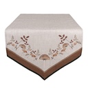 Table Runner Beige Brown 50x160 cm