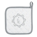 Porte-pots Blanc Gris 20x20 cm