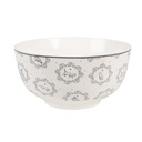 Bol de soupe Blanc Gris Ø 14x7 cm / 500 ml