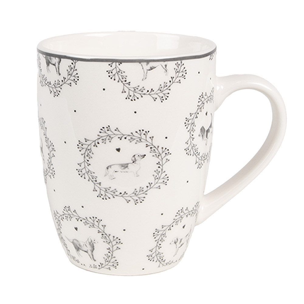 [LGDMU] Mug Beige Grey 12x8x10 cm / 325 ml