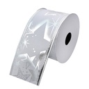 Ruban Blanc Couleur argent 5 cm x 2.7 m