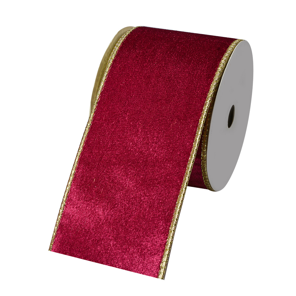 [LI0128BU] Ribbon Pink Gold colored 6.3 cm x 5 m