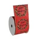 Nastro Rosso Color or 6.3 cm x 5 m
