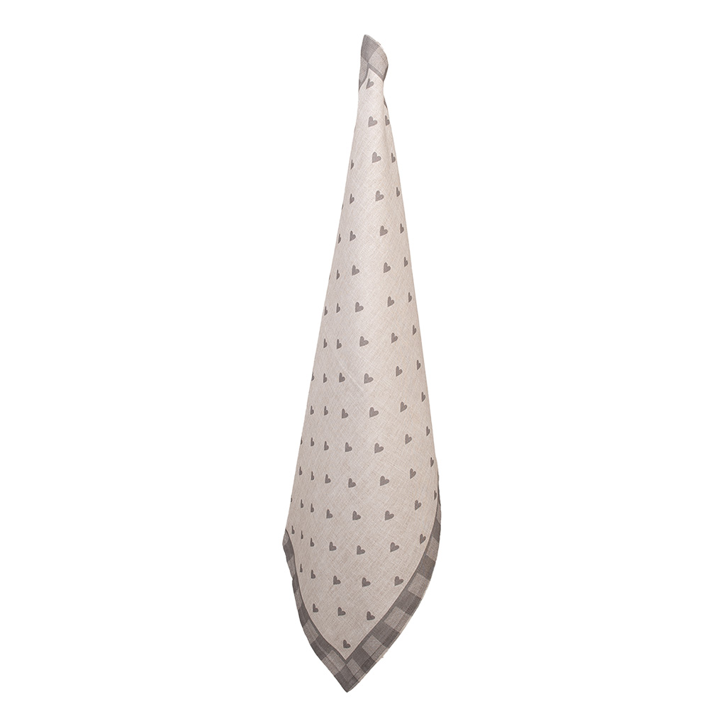 [LVT42-2G] Dishcloth Beige Grey 50x70 cm