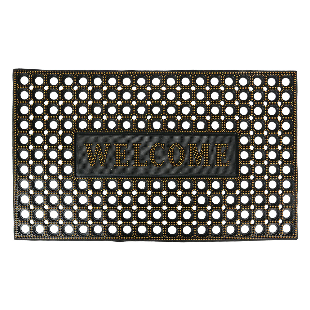[MC272] Zerbino Nero Color oro 75x45x1 cm