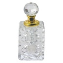Perfume Bottle Transparent 3x3x7 cm