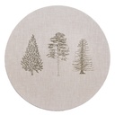Sottopiatto Beige Verde Ø 33x1 cm