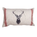 Housse de coussin Beige Rouge 30x50 cm
