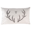 Housse de coussin Beige Marron 30x50 cm