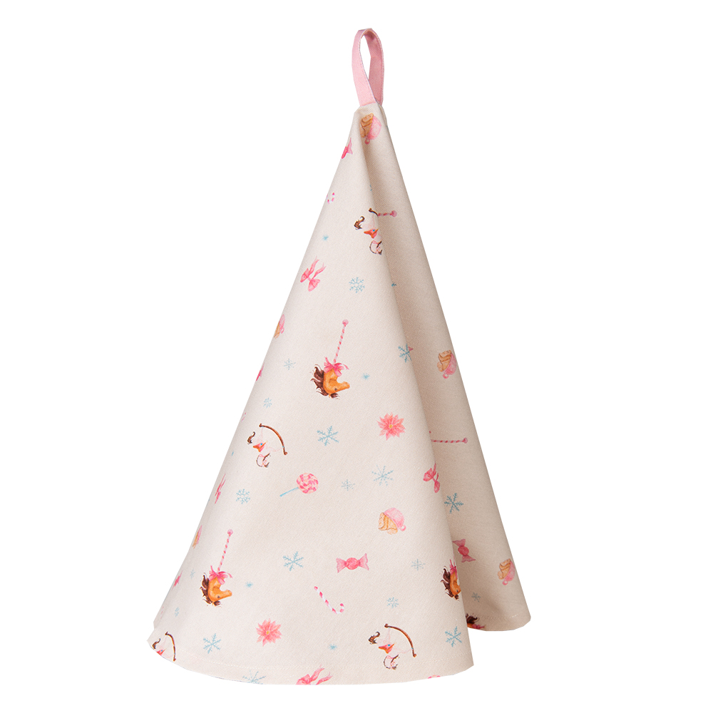 [PNC48] Strofinaccio Beige Rosa Ø 80 cm
