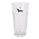 Wasserglas Transparent Ø 8x15 cm / 320 ml