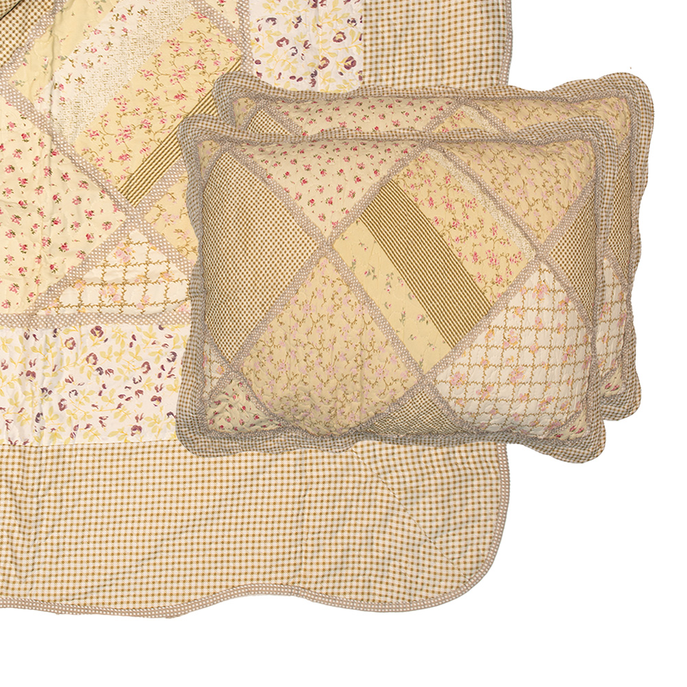 [Q198.061] Bedsprei 230x250 cm / 2x kussensloop 50x70 cm