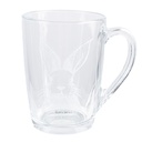 Verre à thé Transparent Blanc 11x8x11 cm / 300 ml
