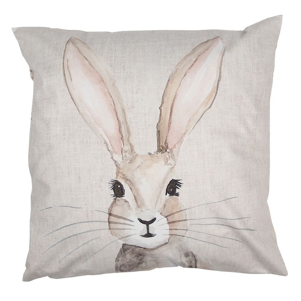 [RUB22] Kissenhülle Beige Braun 45x45 cm