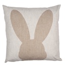 Kissenhülle Beige Weiß 45x45 cm
