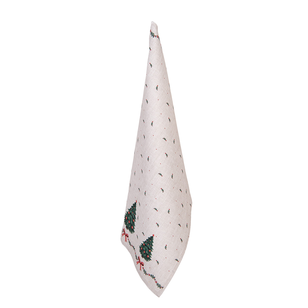 [TCH42] Dishcloth Beige Green Red 50x70 cm