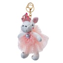 Sleutelhanger eenhoorn roze