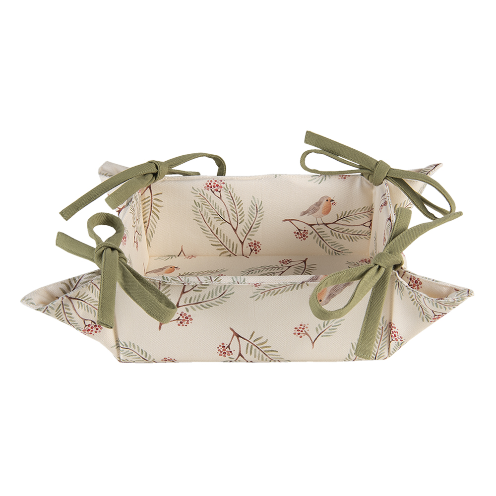 [VGP47] Brotkorb Beige 35x35x8 cm