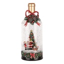 Palla di neve con LED Verde Rosso Ø 12x30 cm / 3xAA