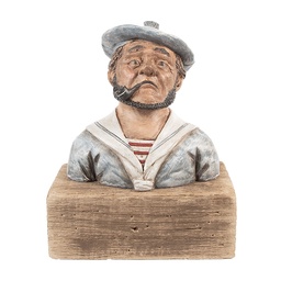 [6H2426] Decoratie matroos 19x11x24 cm