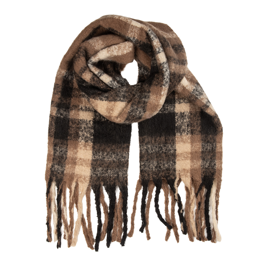 Schal Damen Braun 50x210 cm
