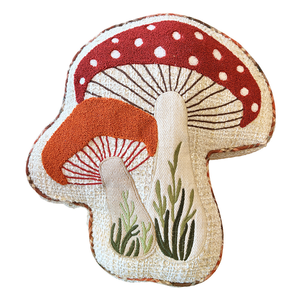 Cuscino imbottito Beige Rosso 40x38x4 cm