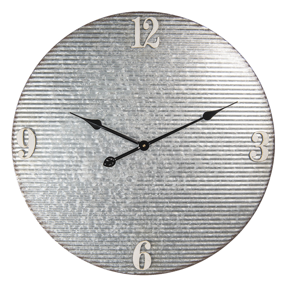 Horloge murale Gris Ø 60x5 cm / 1xAA