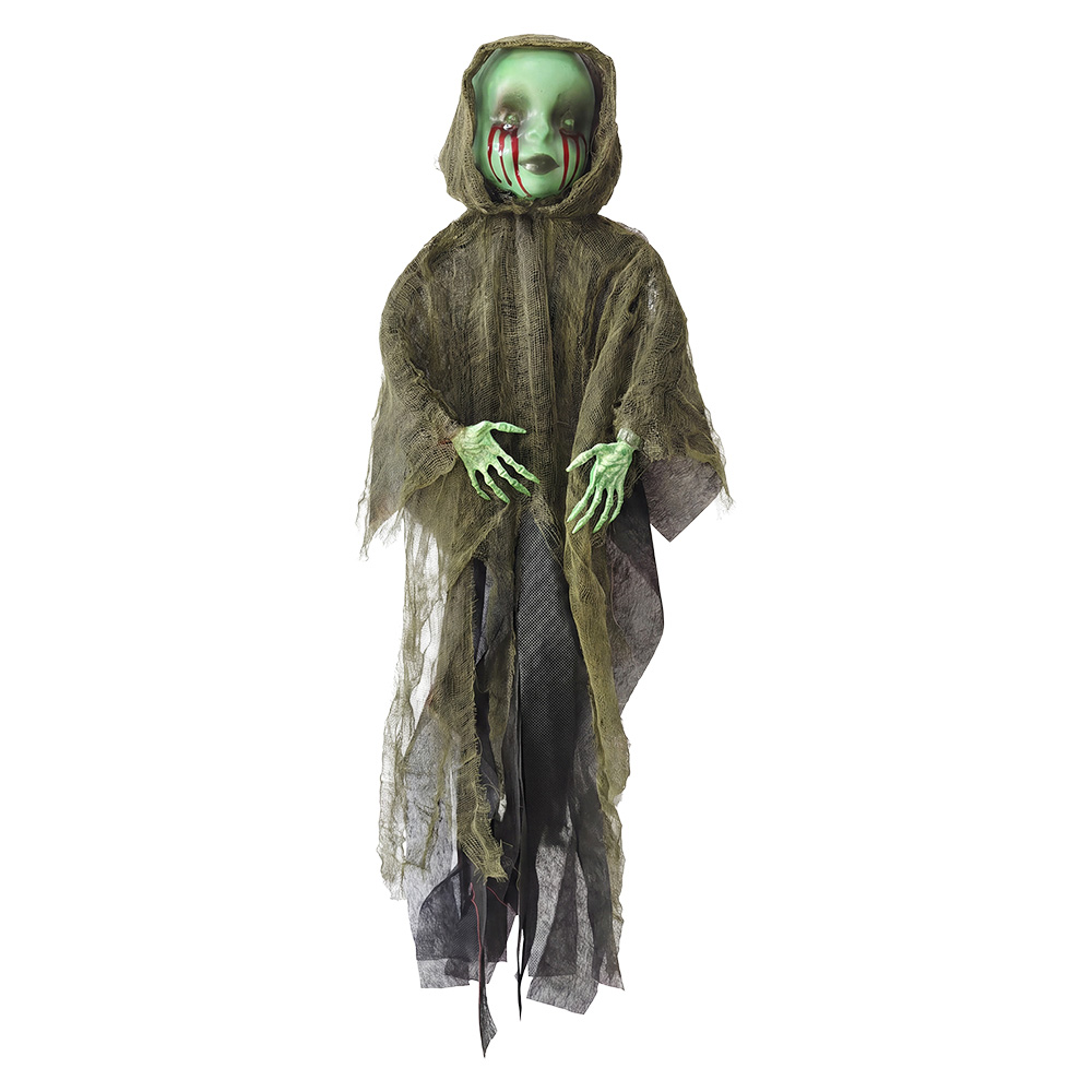 Decorazione Fantasma Verde 56x9x80 cm