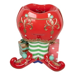 [5PR0177] Weihnachtsbaumständer Rot Grün 57x41x66 cm