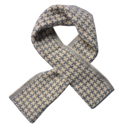[JZSC0767G] Foulard Donna stampato Grigio 15x85 cm